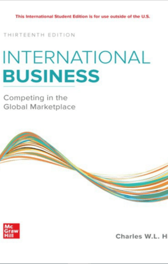 Cover of International Business 13th Edition by Charles W. L. Hill