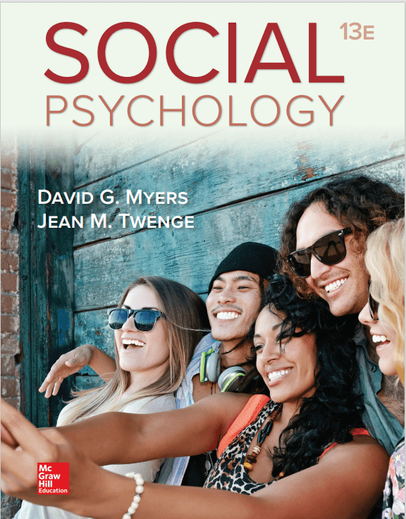 Social Psychology 13th Edition by David Myers