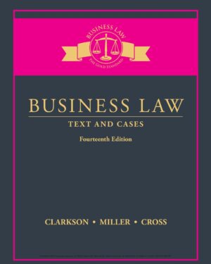 Business law text and cases. ( etc.)