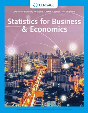 Statistics for Business Economics by David R. Anderson, Dennis J. Sweeney, Thomas A. Williams
