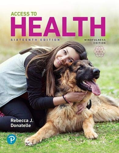 Access to Health 16th Edition By Rebecca Donatelle