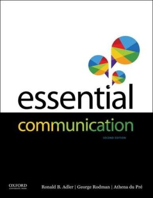 Essential Communication 2nd Edition by Ronald Adler