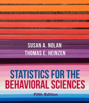 Essentials of Statistics for the Behavioral Sciences Fifth Edition by Susan A. N