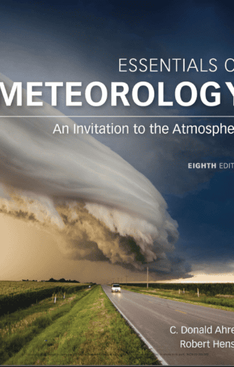 Essentials of Meteorology 8th Edition eBook pdf Cover