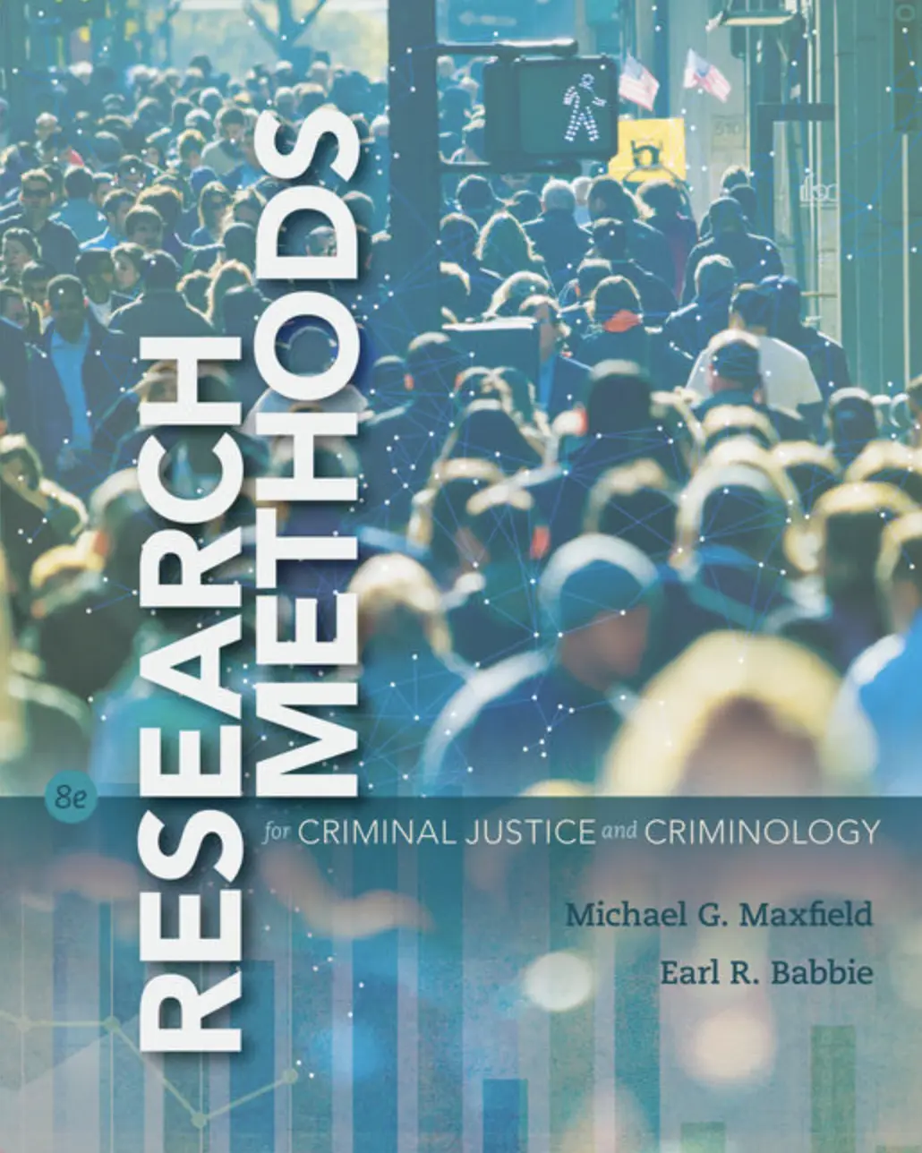 Cover of Research Methods in Criminal Justice and Criminology 8th Edition eBook